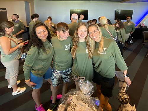 AEF charity team