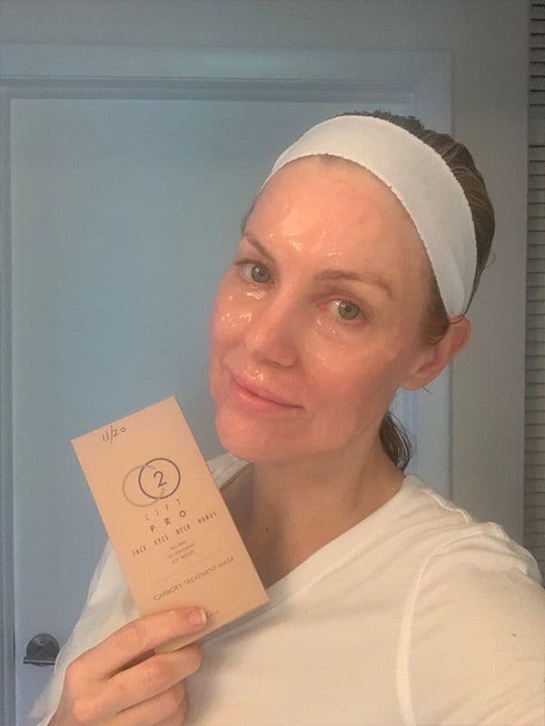 Shannon Ford one week later, using the CO2 Lift Pro mask again